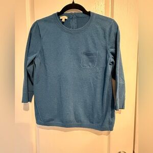 Talbots Blue Crew Neck Sweater